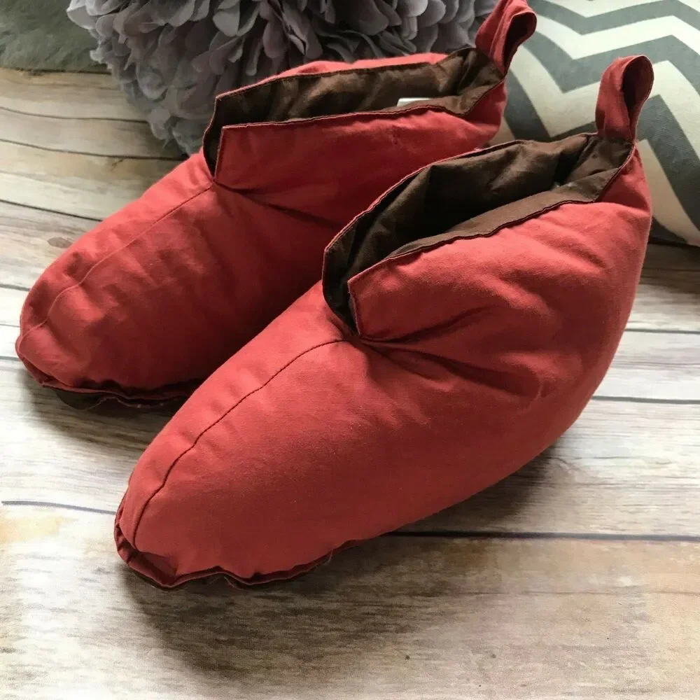Melange Home‎ Boys Girls Slippers Size Small Kids Soft Rust Brown Booties